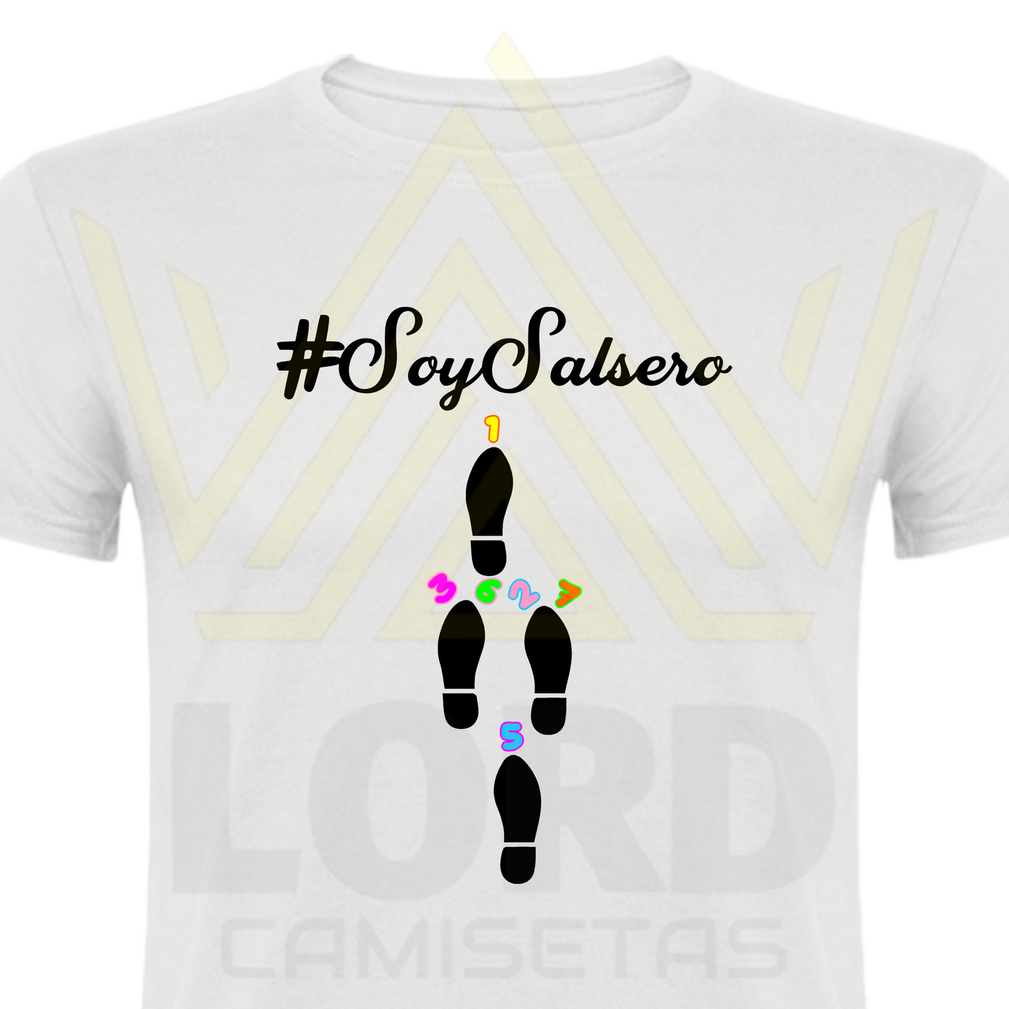 Camiseta 123 567