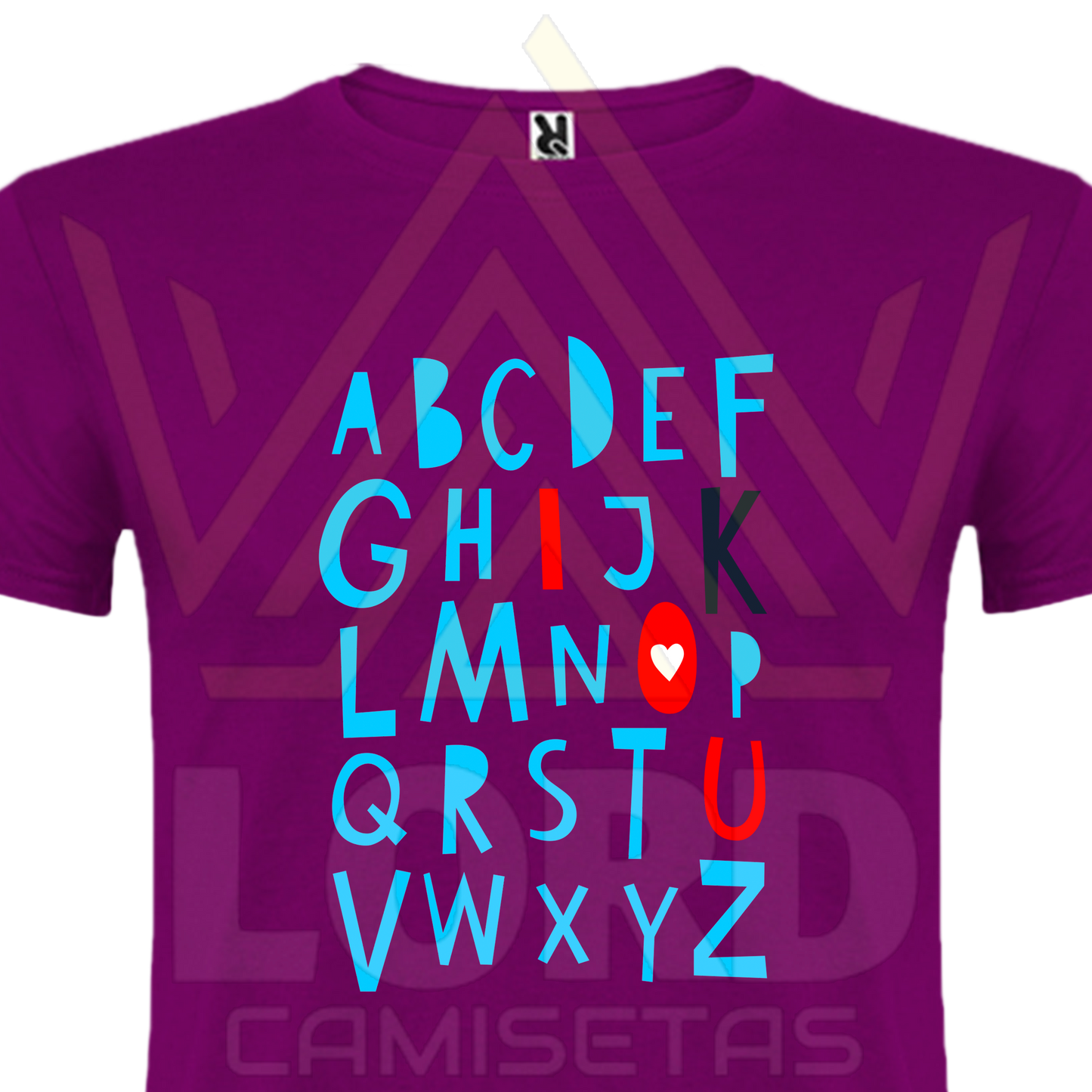 Camiseta ABC Love You