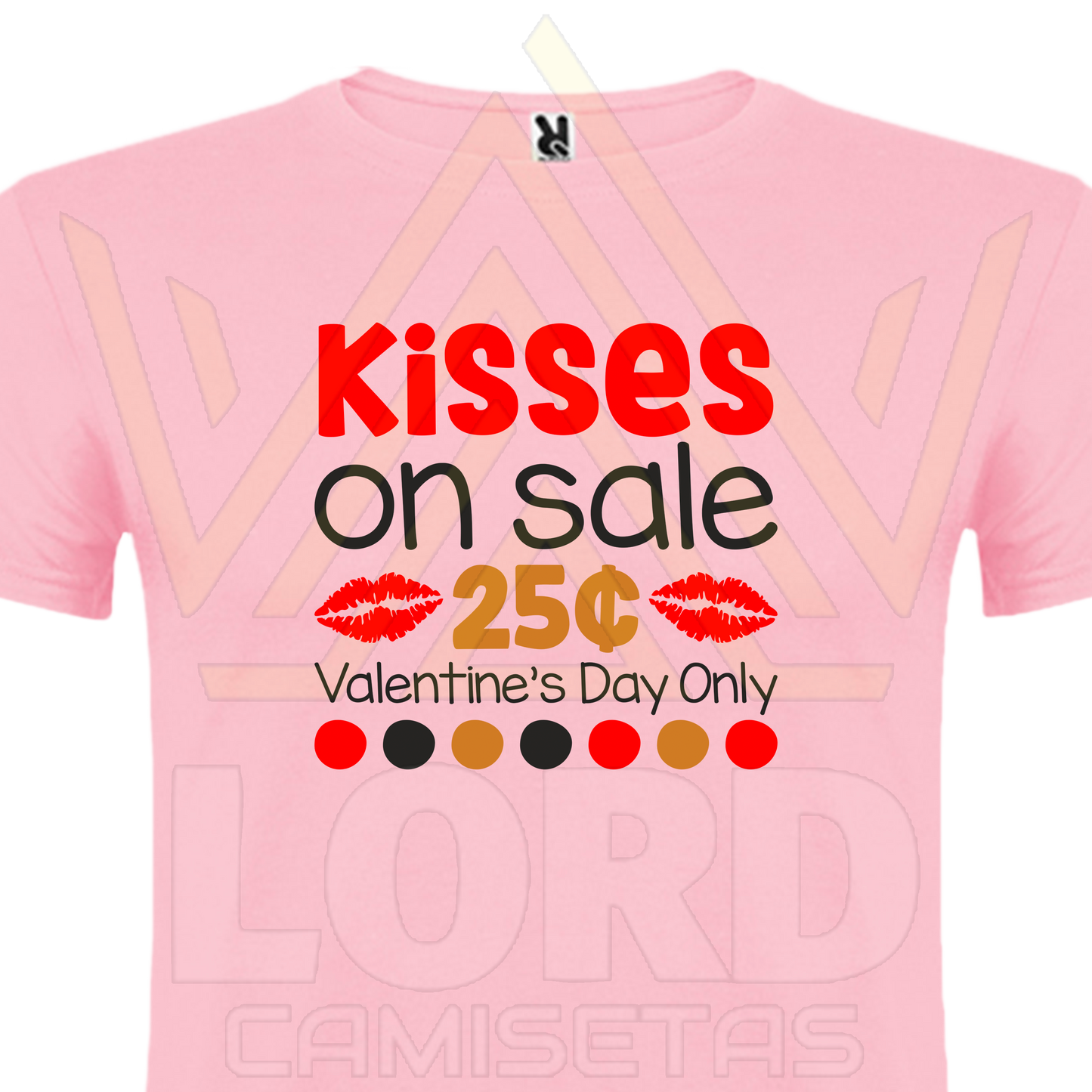 Camiseta Besos 25 Céntimos