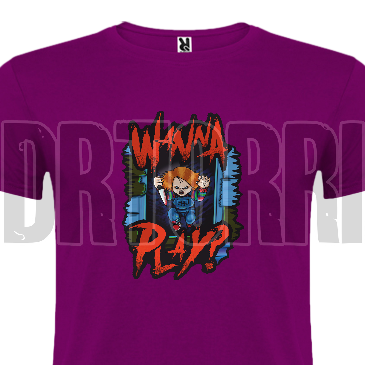 Camiseta Chucky Saltando