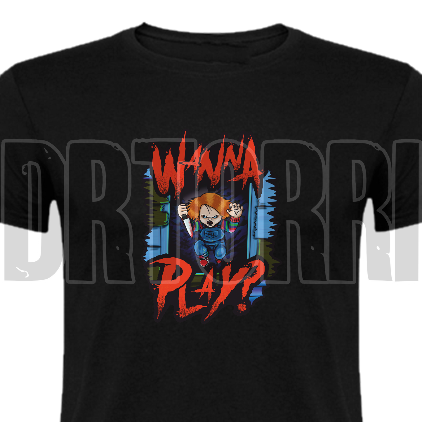Camiseta Chucky Saltando