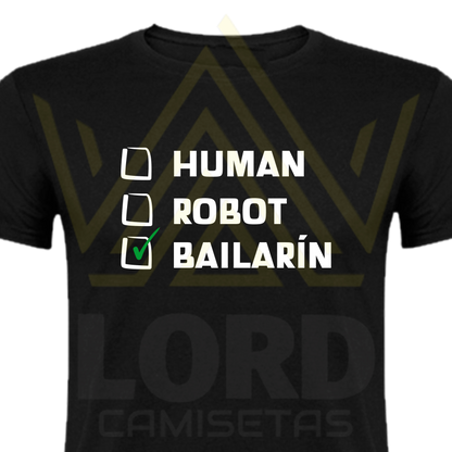 Camiseta Human Robot