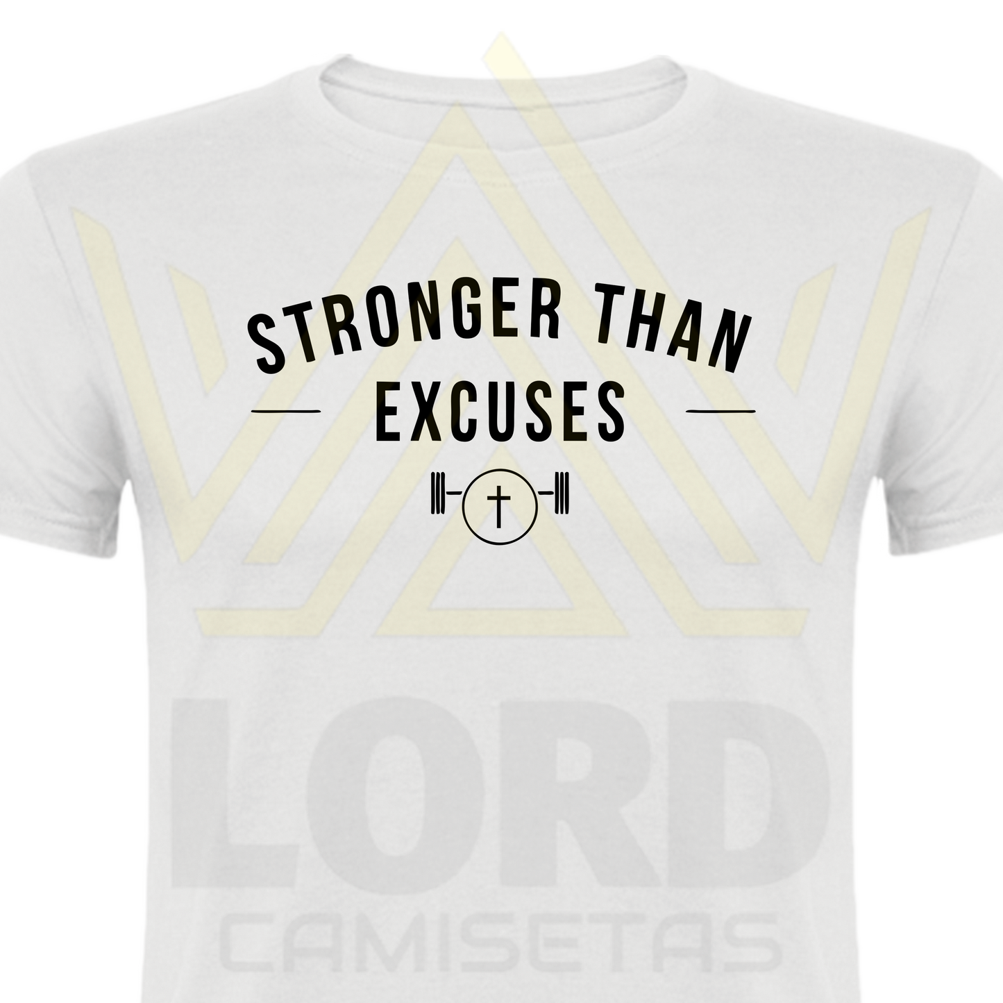 Camiseta Stronger than Excuses