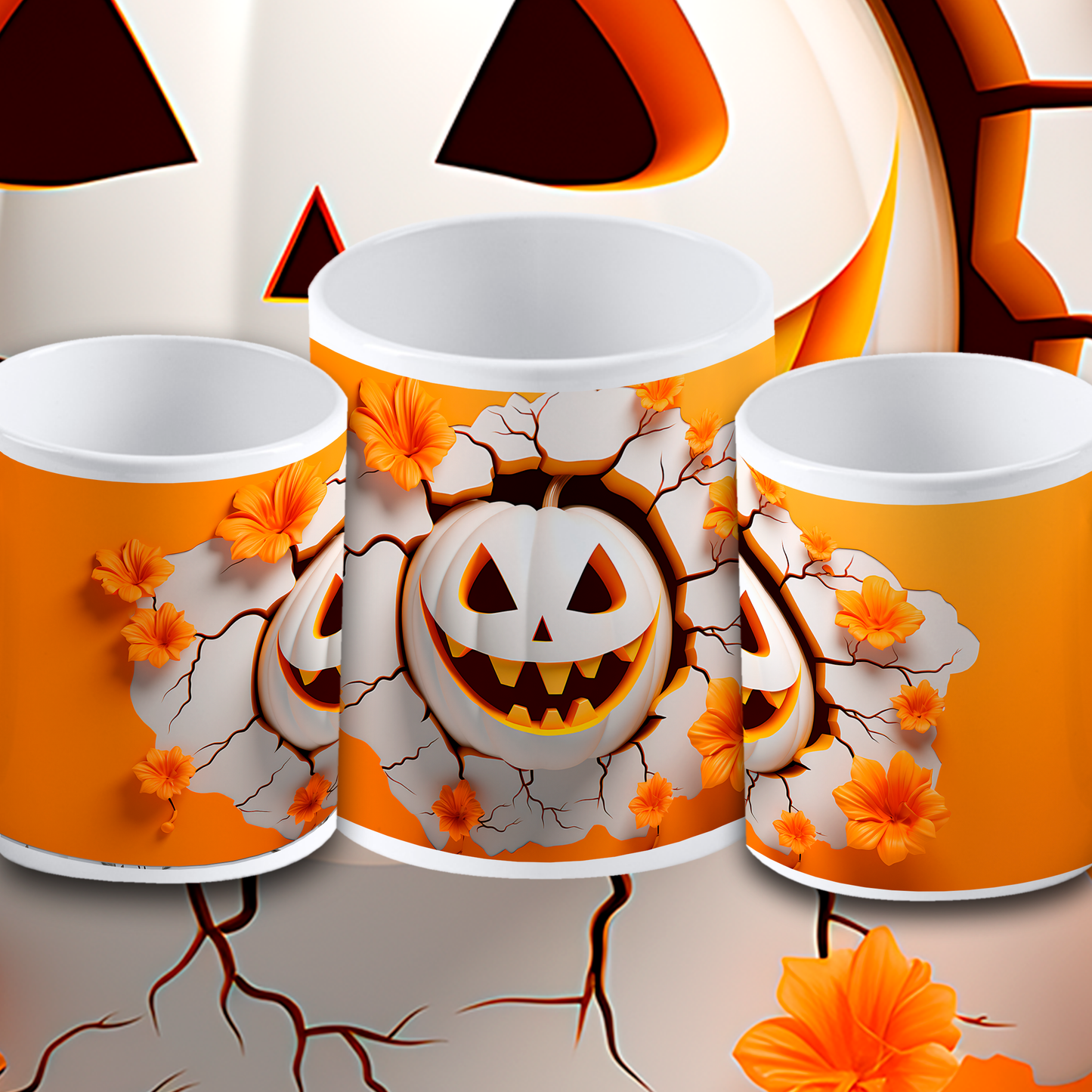Taza Halloween 3D