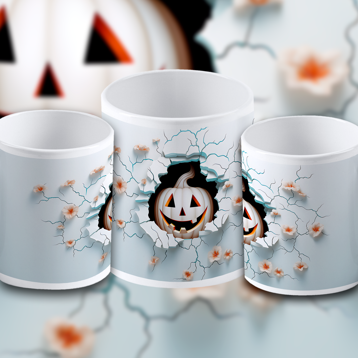 Taza Halloween 3D