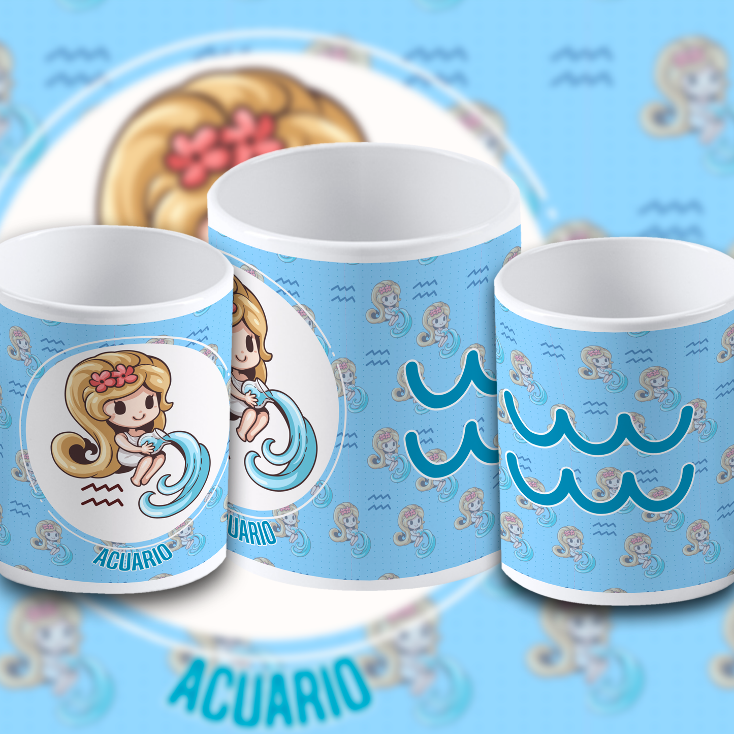 Taza Acuario