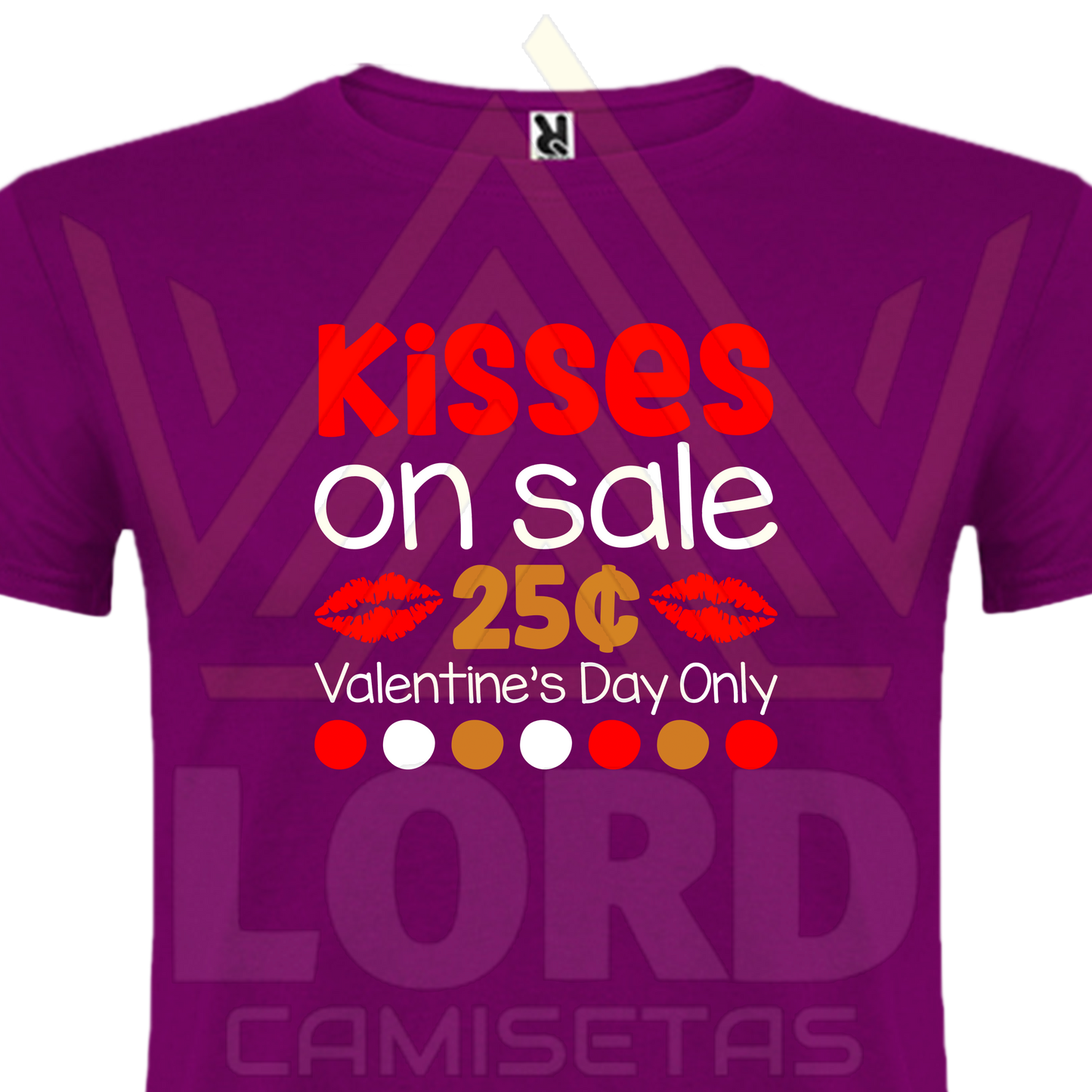 Camiseta Besos 25 Céntimos