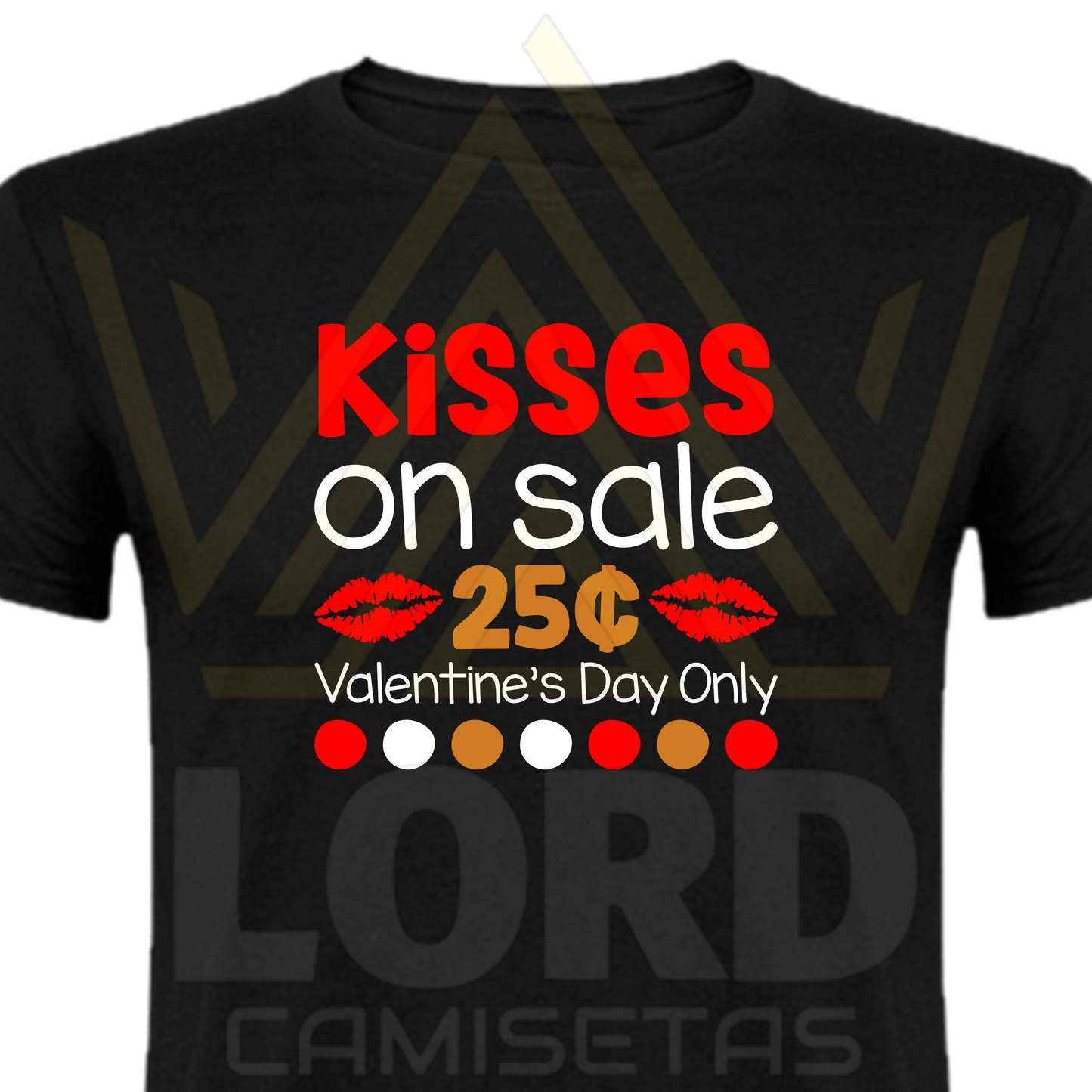 Camiseta Besos 25 Céntimos