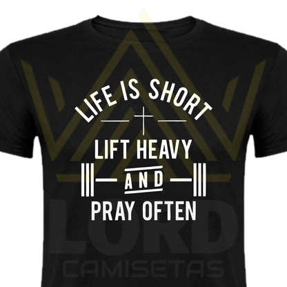 Camiseta Life is Short