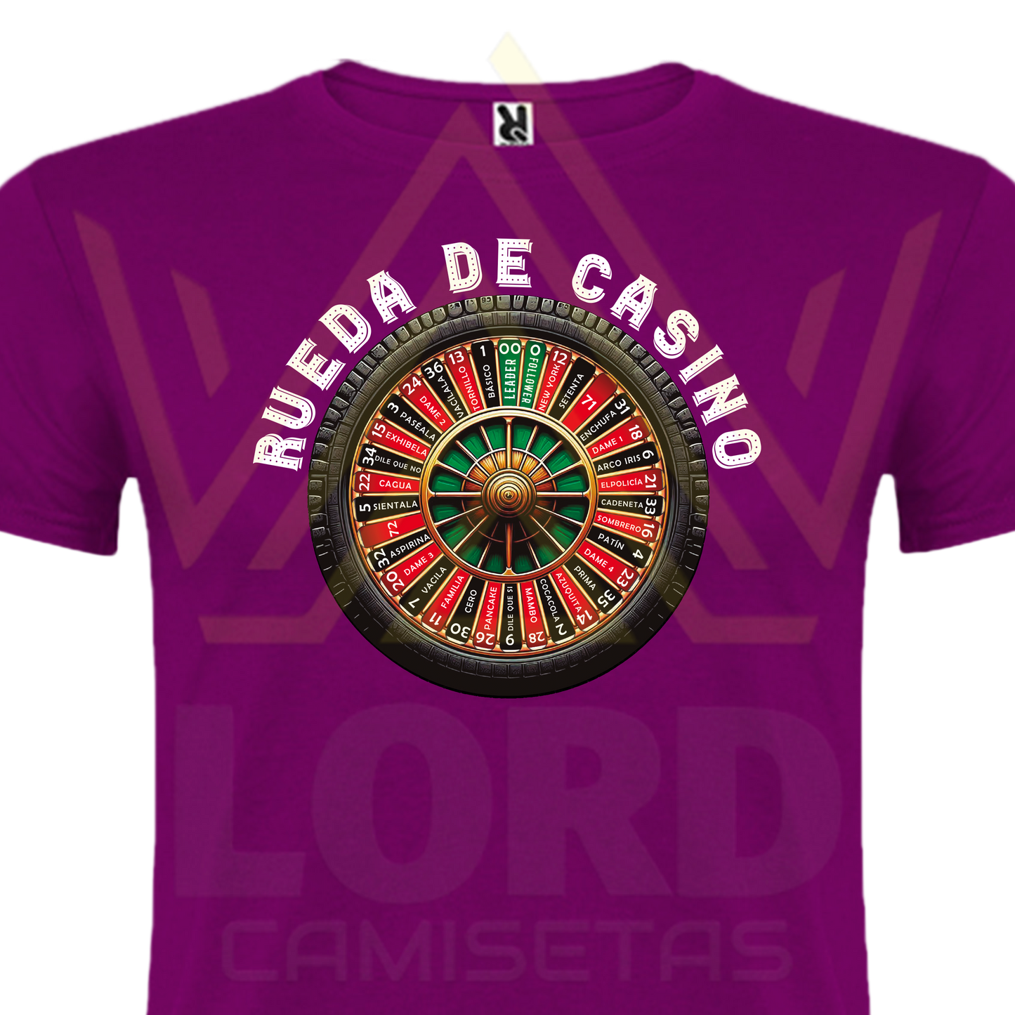 Camiseta Rueda de Casino