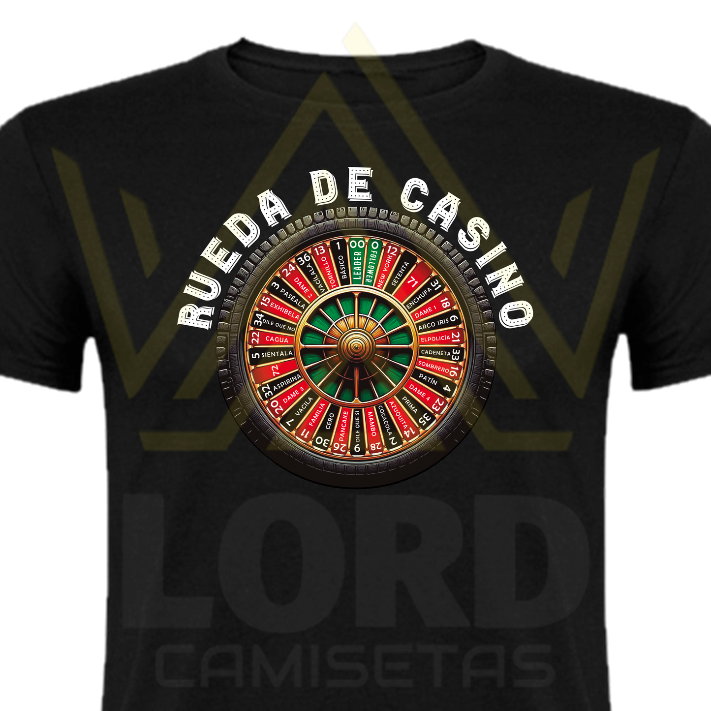 Camiseta Rueda de Casino