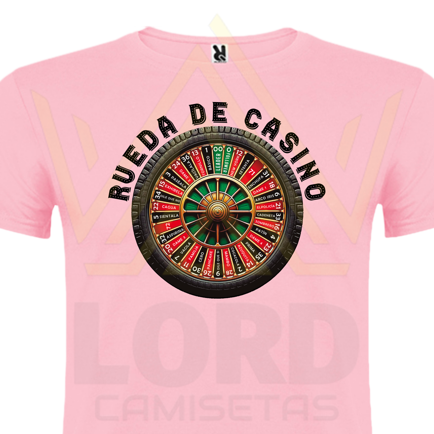 Camiseta Rueda de Casino