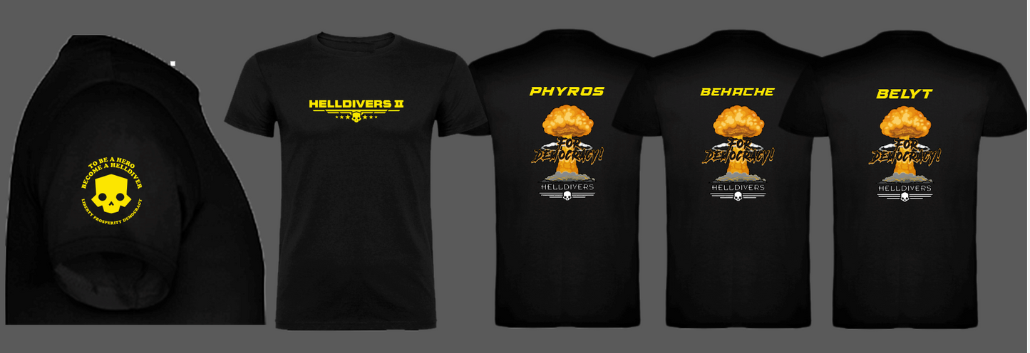 Camiseta Helldivers