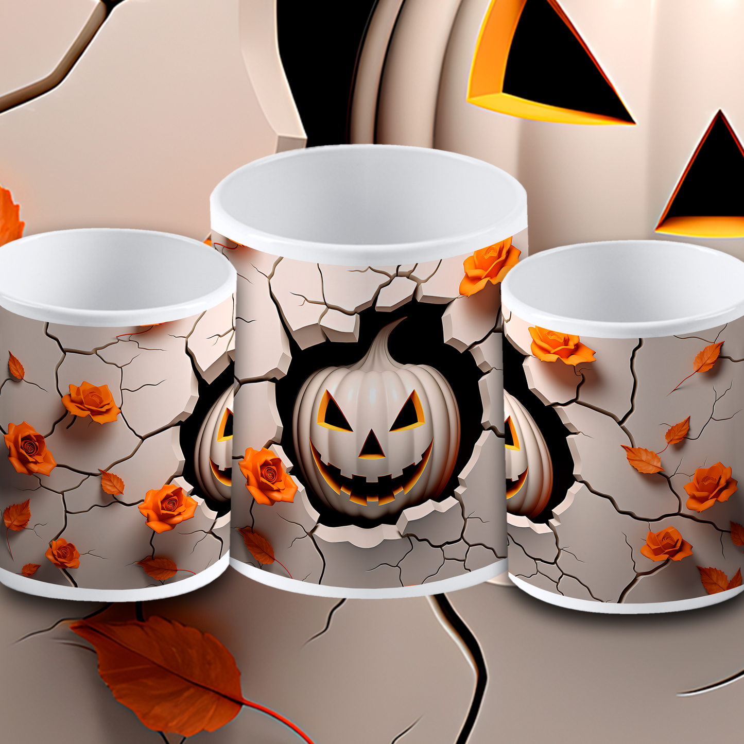 Taza Halloween 3D