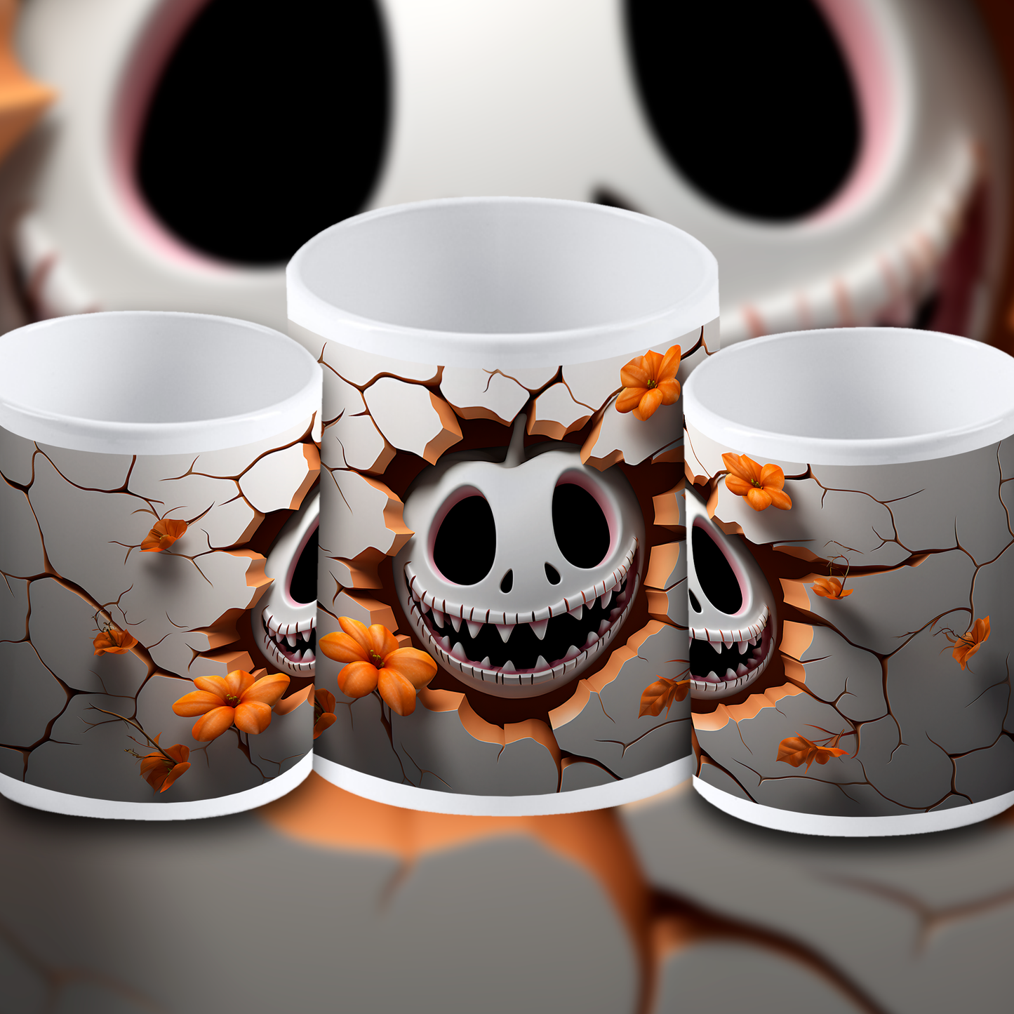 Taza Halloween 3D