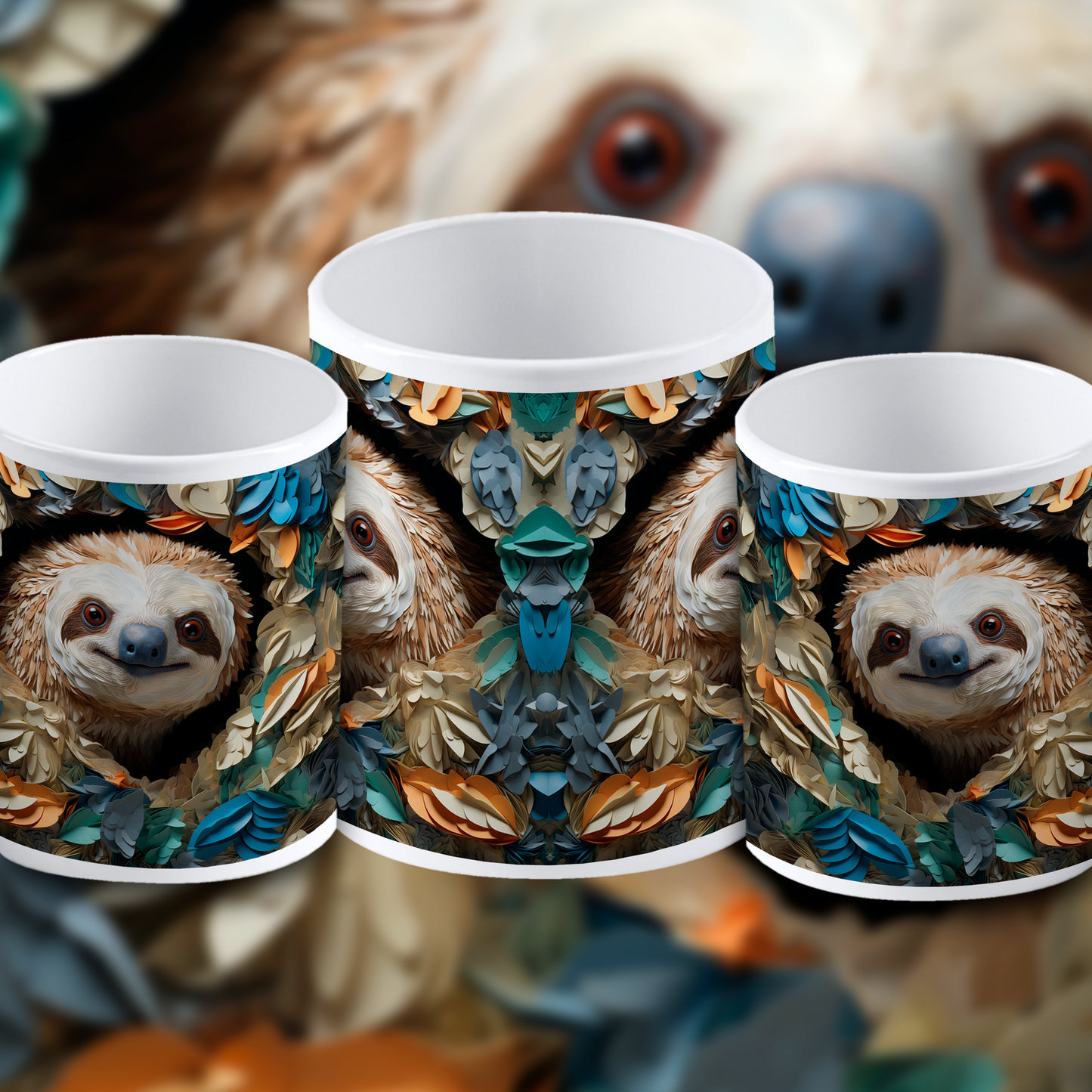 Taza Perezoso 3D