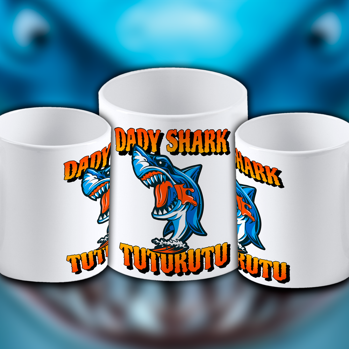 Taza Daddy Shark