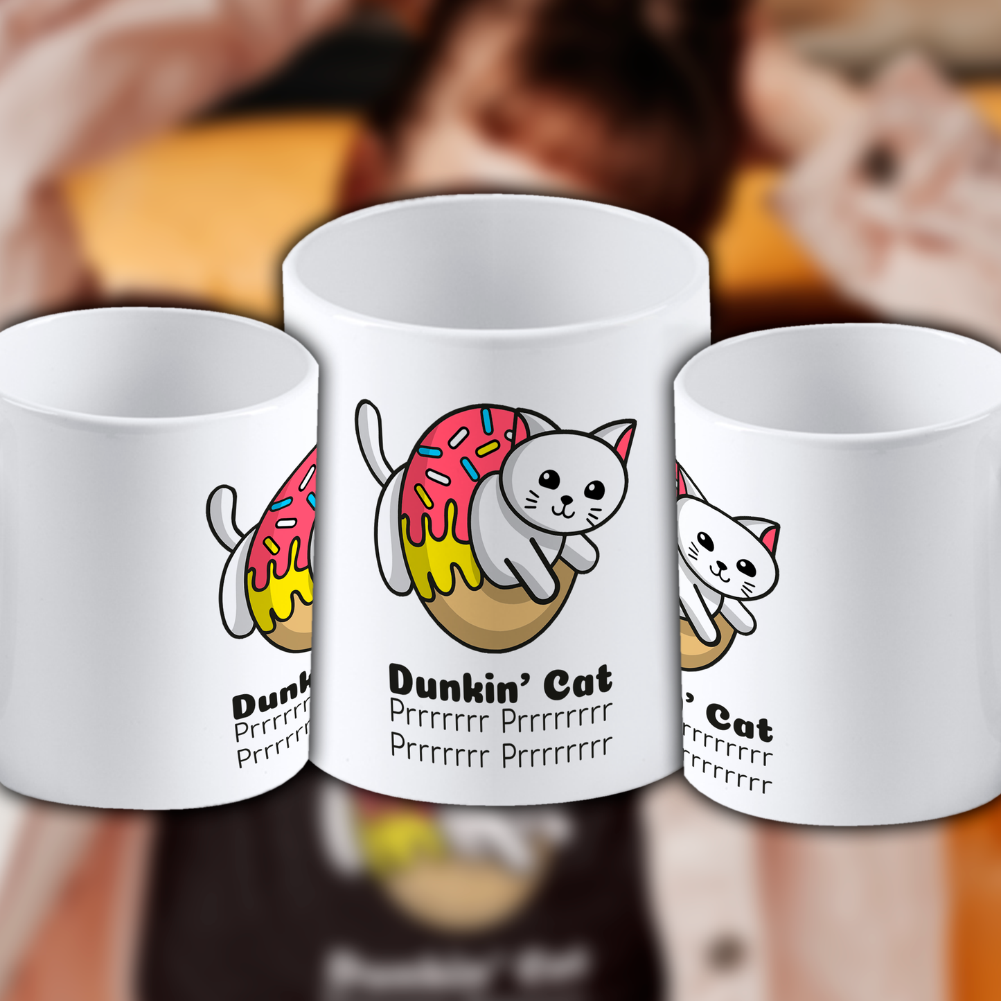 Taza Dunkin Cat