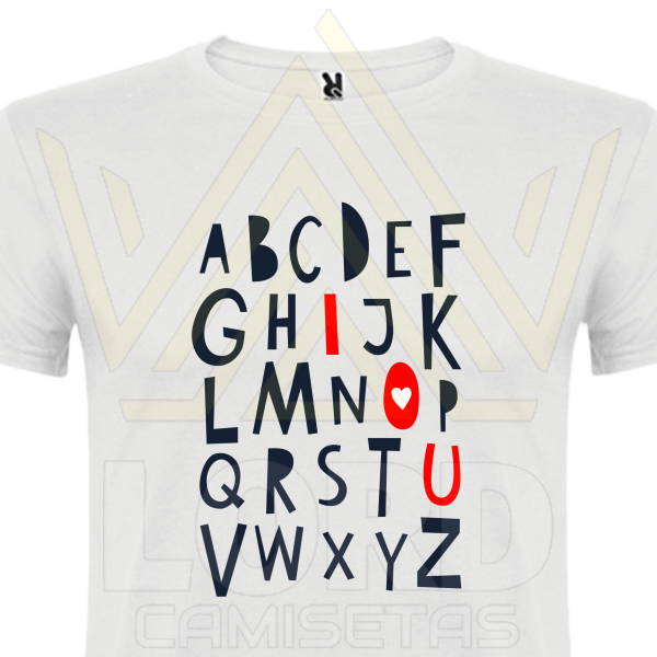 Camiseta ABC Love You - Imagen 2